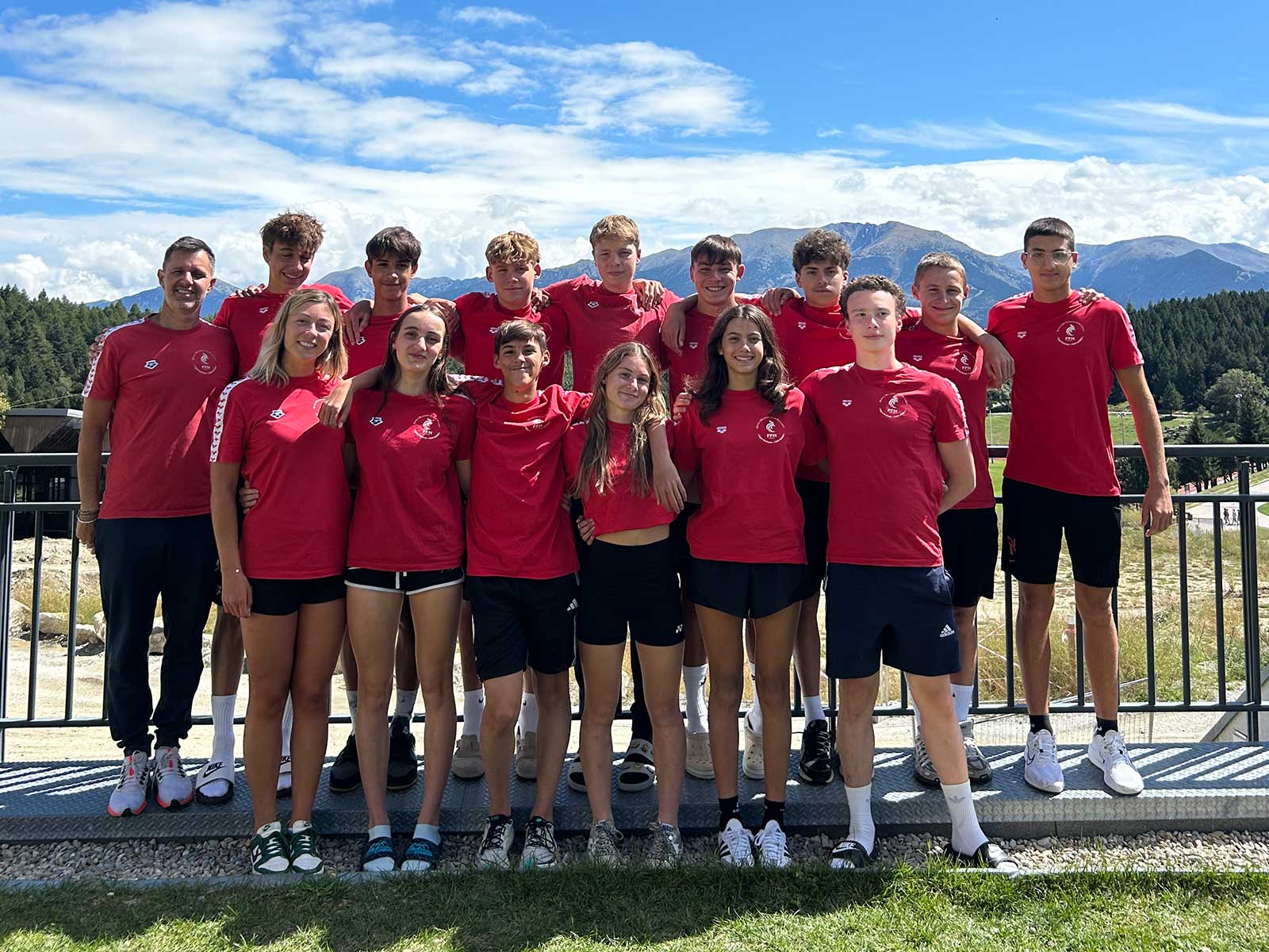 CAF Natation (11 hommes et 3 femmes)